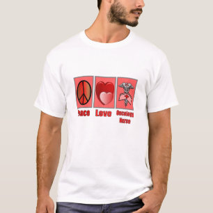 Camiseta Enfermeira da ONCOLOGIA do amor da paz