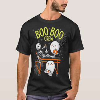 Camiseta Enfermeira da TRIPULAÇÃO de BOO RN Halloween 2022