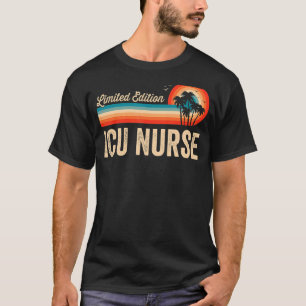 Camiseta Enfermeira da UTI Aniversário Retro Vintage Men Pa
