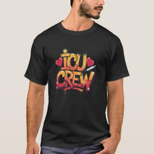 Camiseta Enfermeira da UTI Equipe de UTI, Enfermagem de Uni