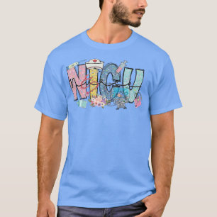 Camiseta Enfermeira da UTI Neonatal Groovy Feliz Enfermeira