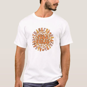 Camiseta Enfermeira de Ação de Graças Enfermeira Pediátrica