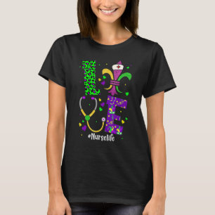 Camiseta Enfermeira de Amor de Leopardo Vida Esfregaço Enfe