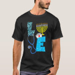 Camiseta Enfermeira de Amor Hanukkah Chanukah Enfermeiras J<br><div class="desc">Enfermeira Ama Hanukkah Chanukah Enfermeiras Judias Pajama Mulheres.</div>