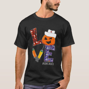 Camiseta Enfermeira de Assistência Domiciliar Ama a Vida de