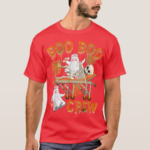 Camiseta Enfermeira de Boo Boo Dia de as Bruxas engraçado F