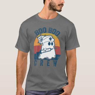 Camiseta Enfermeira de Boo Boo Retro Enfermeiras de Hallowe