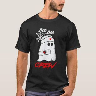 Camiseta Enfermeira de Boo Dia de as Bruxas engraçado Fanta