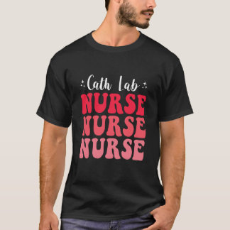 Camiseta Enfermeira de Cat Lab Enfermagem de Cat Lab Enferm