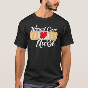 Camiseta Enfermeira de Coração Cuidadoso com Feridas