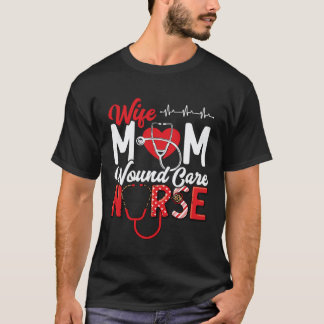 Camiseta Enfermeira de Cuidados com Feridas Mãe Amamentando