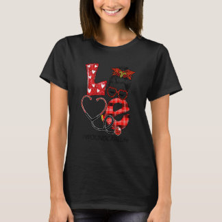 Camiseta Enfermeira de Cuidados com Feridas Xadrez Leopardo
