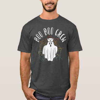 Camiseta Enfermeira de Dia de as Bruxas engraçado de Boo En