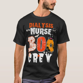 Camiseta Enfermeira de diálise Boo Crew Halloween Figuram