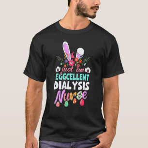 Camiseta Enfermeira de Diálise Eggcellent Orelhas de Coelho