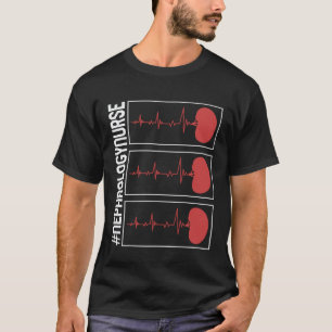 Camiseta Enfermeira de Diálise Enfermeira de Nefrologia Cor