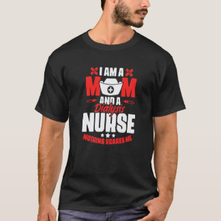Camiseta Enfermeira de Diálise Mãe Médico Rn Enfermagem Di