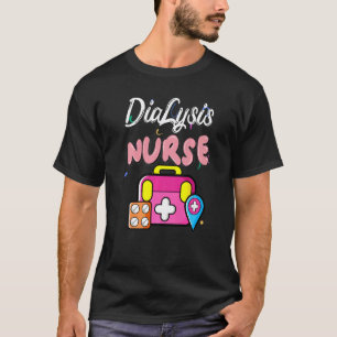 Camiseta Enfermeira de Diálise Nefrologia Enfermagem em Doe