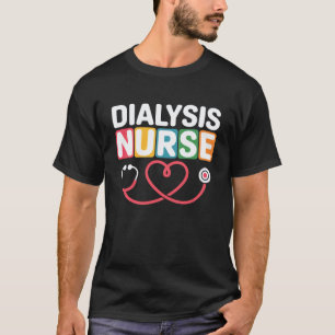 Camiseta Enfermeira de Diálise Transplante Renal Nefrologia