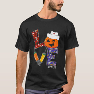 Camiseta Enfermeira de DSP Amor Enfermeira Vida Halloween P