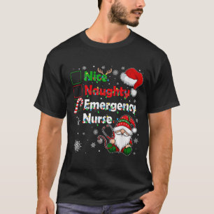 Camiseta Enfermeira de Emergência Bela, Fama de Natal