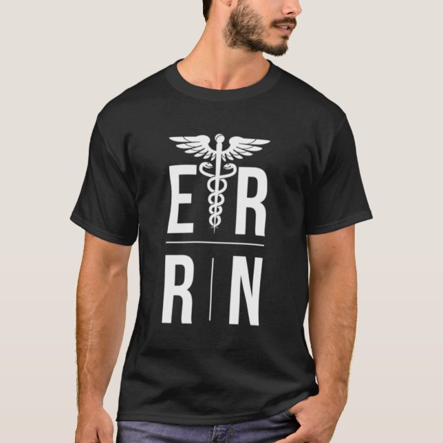 Camiseta Enfermeira De Emergência Enfermeira De Enfermeira (Frente)