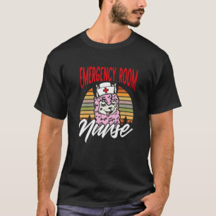 Camiseta Enfermeira de emergência Enfermeira Engraçada Llam