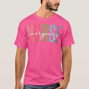 Camiseta Enfermeira De Emergência Er Enfermeira Médica Esco