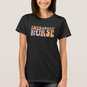 Camiseta Enfermeira de Emergência Groovy Enfermeira Ed Enf