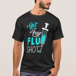 Camiseta Enfermeira de Enfermagem Fofa Tome a Vacina Contra