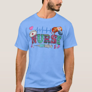 Camiseta Enfermeira de Enfermeira de Enfermeira Leopardo Oc