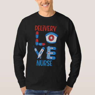 Camiseta Enfermeira de entrega Design