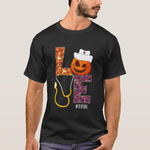 Camiseta Enfermeira de ER ama a vida Enfermeira Fantasia de