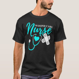 Camiseta Enfermeira de feridas RN Trabalho CNA Mãe Pai Enfe