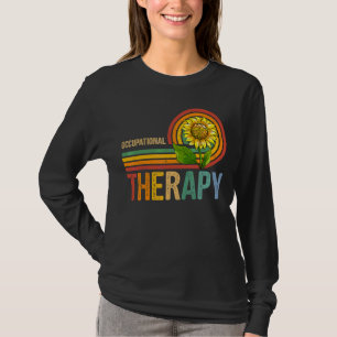 Camiseta Enfermeira de girassol com terapia ocupacional