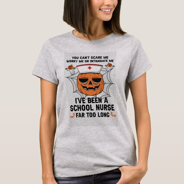 Camiseta Enfermeira de Halloween (Frente)