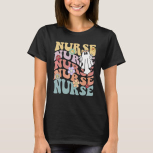 Camiseta Enfermeira de Halloween Enfermagem Saudável Enferm