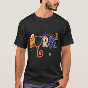 Camiseta Enfermeira de Halloween Enfermeira CNA RN LPN Hall