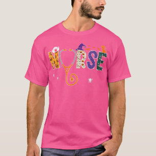 Camiseta Enfermeira de Halloween Enfermeira CNA RN LPN Hall
