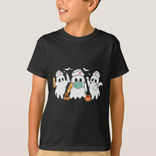 Camiseta Enfermeira de Halloween Enfermeiras fantasmas Enfe