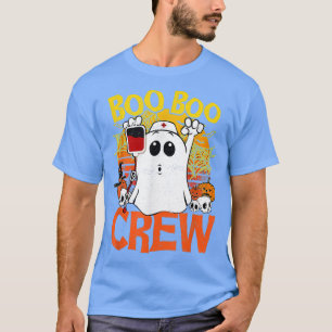 Camiseta Enfermeira de Halloween Rn Ghost Pumpkin Boo Boo