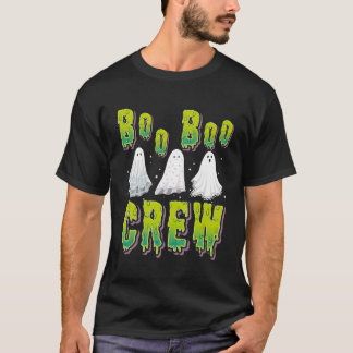 Camiseta Enfermeira de Halloween - Tripulação de Boo-Boo
