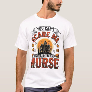 Camiseta Enfermeira de Halloween Vintage Assustadora Enferm
