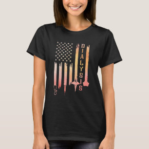Camiseta Enfermeira de Hemodiálise Diálise Rim Nefrologia T