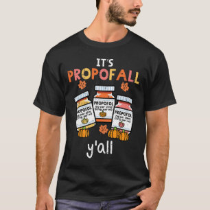 Camiseta Enfermeira de Icu de Ação de Graças Propofol Cai C
