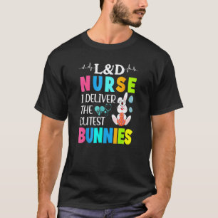 Camiseta Enfermeira de maternidade eu entrego os coelhinhos