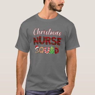 Camiseta Enfermeira de Natal A Corresponder à Enfermeira de