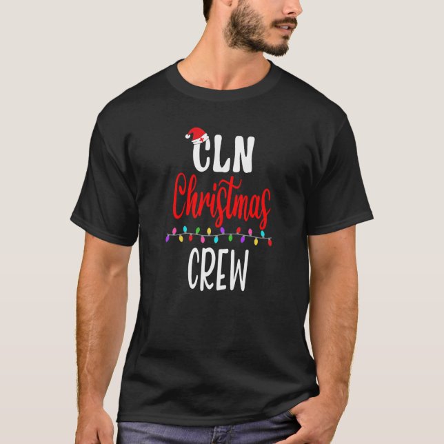 Camiseta Enfermeira de Natal Correspondente com ER Enferman (Frente)