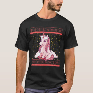 Camiseta Enfermeira de Natal Enfermeira de Natal Feia Xma