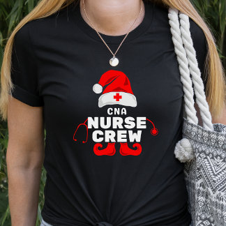 Camiseta Enfermeira de Natal Enfermeira Enfermeira de Elf